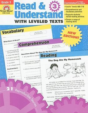 portada read & understand with leveled texts grade 3 (en Inglés)