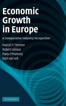 portada Economic Growth in Europe Hardback (en Inglés)