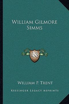 portada william gilmore simms (en Inglés)