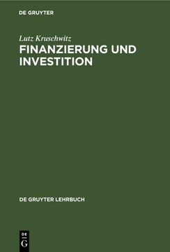 portada Finanzierung und Investition (en Alemán)