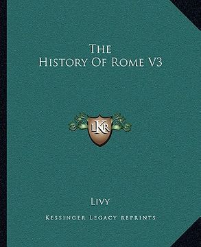 portada the history of rome v3 (en Inglés)