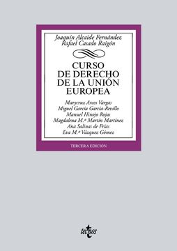 portada Curso de Derecho de la Unión Europea (in Spanish)