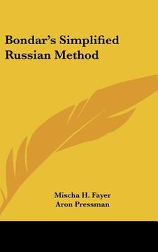 portada bondar's simplified russian method (in English)