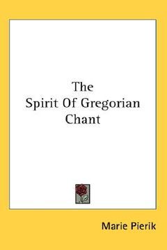 portada the spirit of gregorian chant