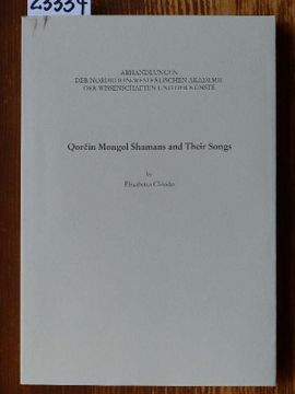portada Qorčin Mongol Shamans and Their Songs (en Inglés)