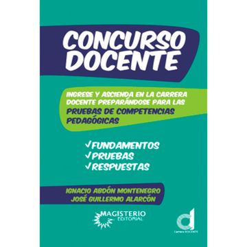 portada CONCURSO DOCENTE: PRUEBAS DE COMPETENCIAS PEDAGÓGICAS