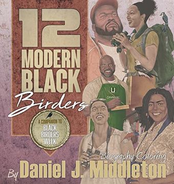 portada 12 Modern Black Birders: Biography Coloring (in English)