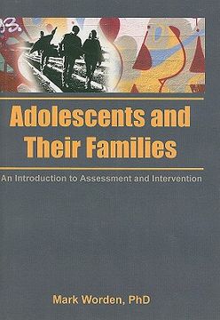 portada adolescents and their families: an introduction to assessment and intervention (in English)
