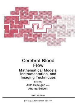 portada Cerebral Blood Flow: Mathematical Models, Instrumentation, and Imaging Techniques (en Inglés)