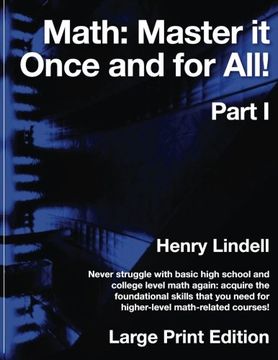 portada Math. Master it Once and for All!: Large Print Edition. Part I