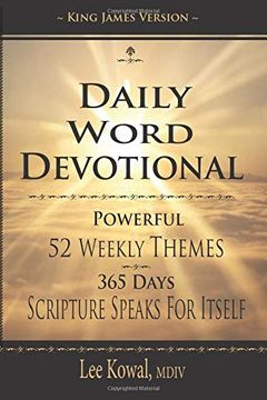 portada Daily Word Devotional - Powerful 52 Weekly Themes, 365 Days Scripture Speaks for Itself: King James Version (en Inglés)