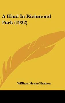portada a hind in richmond park (1922) (en Inglés)