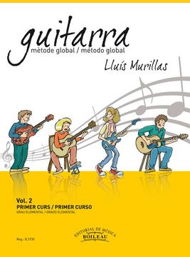 portada Guitarra. Mètode Global. Vol. 2 (in Catalá)