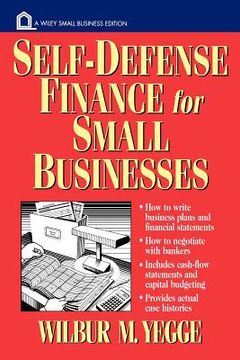 portada self-defense finance: for small businesses (en Inglés)