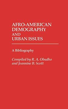 portada Afro-American Demography and Urban Issues: A Bibliography (in English)