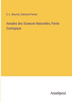 portada Annales des Sciences Naturelles; Partie Zoologique (en Francés)