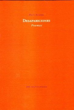 portada Desapariciones: Poemas (1970-1979)
