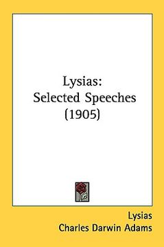 portada lysias: selected speeches (1905)