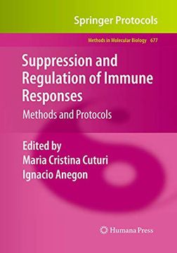 portada Suppression and Regulation of Immune Responses: Methods and Protocols (Methods in Molecular Biology, 677)