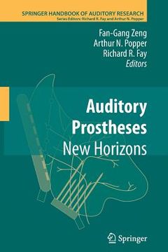 portada Auditory Prostheses: New Horizons (en Inglés)