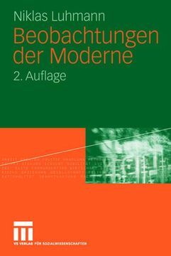 portada Beobachtungen der Moderne (in German)
