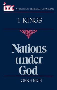 portada nations under god: a commentary on the book of 1 kings (in English)