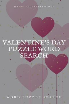 portada Happy Valentine's Day Valentine's Day puzzle Word Search Word puzzle Search (en Inglés)