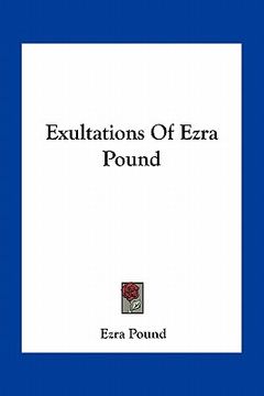 portada exultations of ezra pound