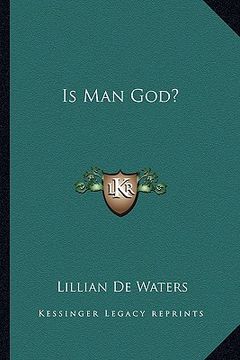 portada is man god? (en Inglés)