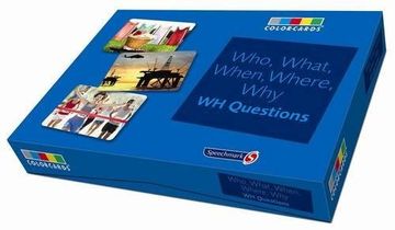 portada Who, What, When, Where Colorcards -Interrogative Pronouns: Wh Questions