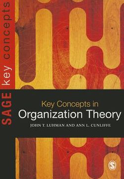 portada key concepts in organization theory (en Inglés)