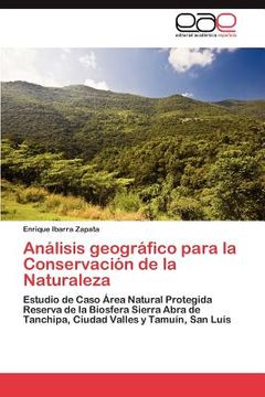 portada an lisis geogr fico para la conservaci n de la naturaleza (in English)