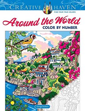 portada Creative Haven Around the World Color by Number 