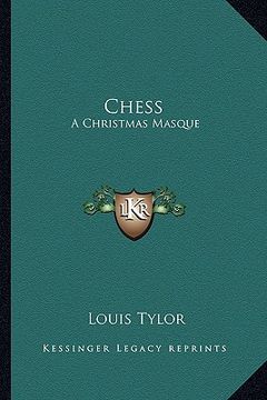 portada chess: a christmas masque