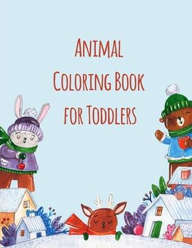 portada Animal Coloring Book For Toddlers: Stress Relieving Animal Designs (in English)