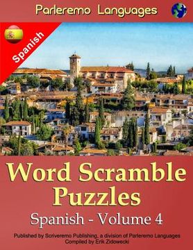 portada Parleremo Languages Word Scramble Puzzles Spanish - Volume 4
