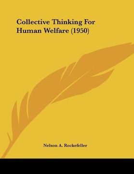 portada collective thinking for human welfare (1950) (en Inglés)