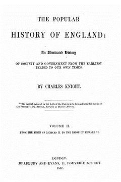 portada The popular history of England, an illustrated history of society and government from the earliest period to our own times (en Inglés)