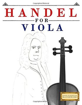 portada Handel for Viola: 10 Easy Themes for Viola Beginner Book