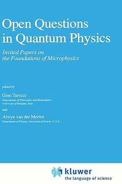 portada open questions in quantum physics: invited papers on the foundations of microphysics (en Inglés)