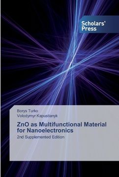 portada ZnO as Multifunctional Material for Nanoelectronics
