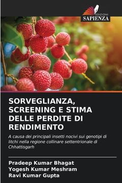 portada Sorveglianza, Screening E Stima Delle Perdite Di Rendimento (en Italiano)