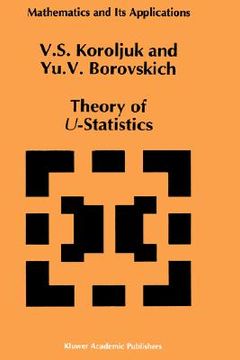portada theory of u-statistics (en Inglés)