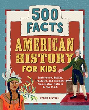 portada American History for Kids: 500 Facts! (History Facts for Kids) (en Inglés)