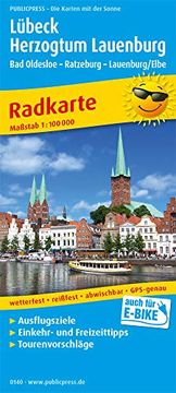 portada Lübeck - Herzogtum Lauenburg, bad Oldesloe - Ratzeburg - Lauenburg/Elbe 1: 100 000 (en Alemán)