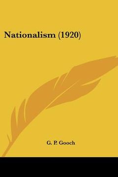 portada nationalism (1920) (in English)