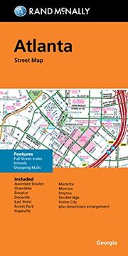 portada Rand Mcnally Folded Map: Atlanta Street map (en Inglés)
