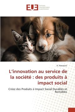 portada L'innovation au service de la société: des produits à impact social (en Francés)