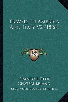 portada travels in america and italy v2 (1828) (in English)