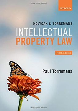 portada Holyoak and Torremans Intellectual Property law 
